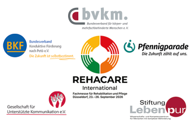 Das Bild zeigt die Logos der teilnehmenden Vereine am bvkm-Commuity-Stand